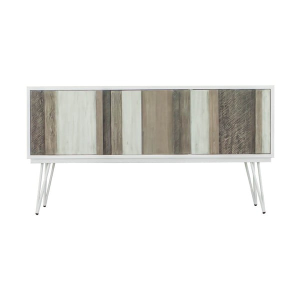 Rjavo-bela TV mizica Niza, širina 155 cm