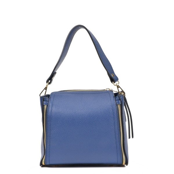 Modra usnjena torbica Roberta M Gonna Blu-image-4