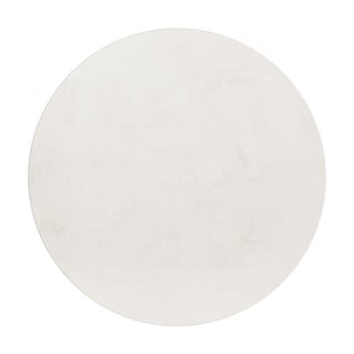 Kremno bela pralna okrogla preproga ø 120 cm Pouffy – Ayyildiz Carpets