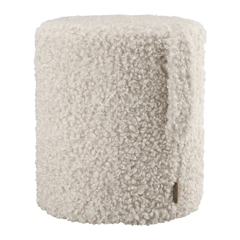 Tabure iz tkanine bouclé Teddy