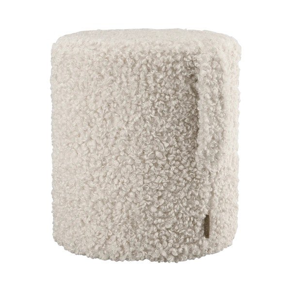 Bež tabure iz tkanine bouclé Teddy – Blomus