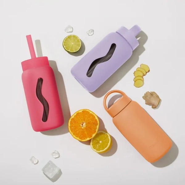 Svetlo vijolična steklenica za vodo za na pot 500 ml Pastel Lilac – Muuki-image-1