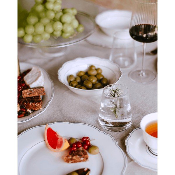 Bele sklede v kompletu 2 ks ø 18 cm Odette – S|P Collection-image-1
