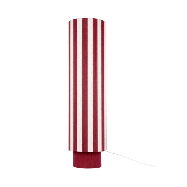 Rdeča/bela stoječa svetilka iz vrvi (višina 106 cm) Vienna Stripes – Leitmotiv