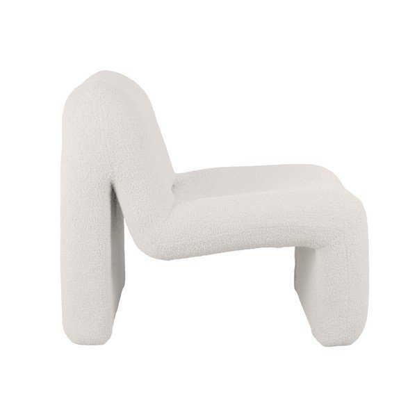 Bel fotelj iz tkanine bouclé Fuerza – Leitmotiv-image-1