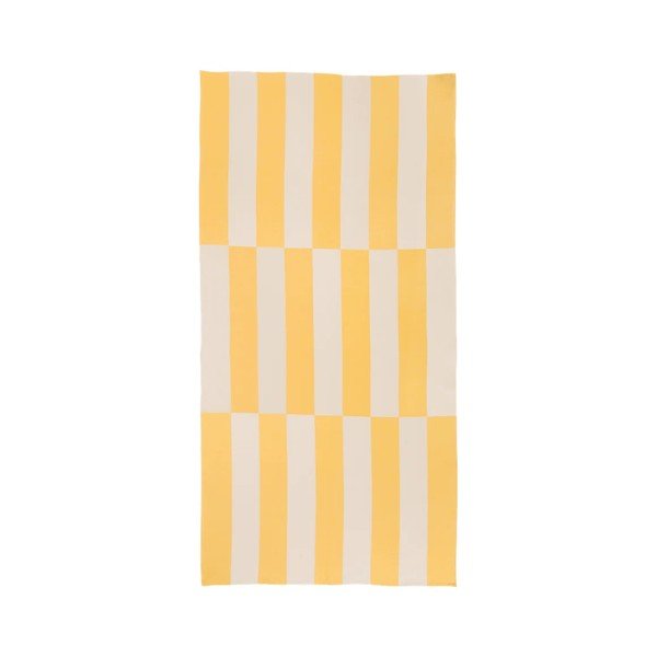 Rumena bombažna brisača za na plažo 100x160 cm Su – noo.ma