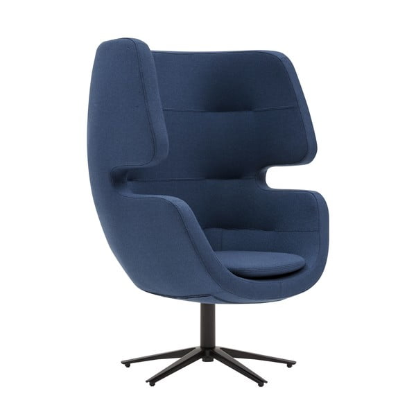 Temno moder vrtljiv fotelj Softline Moai-image-2