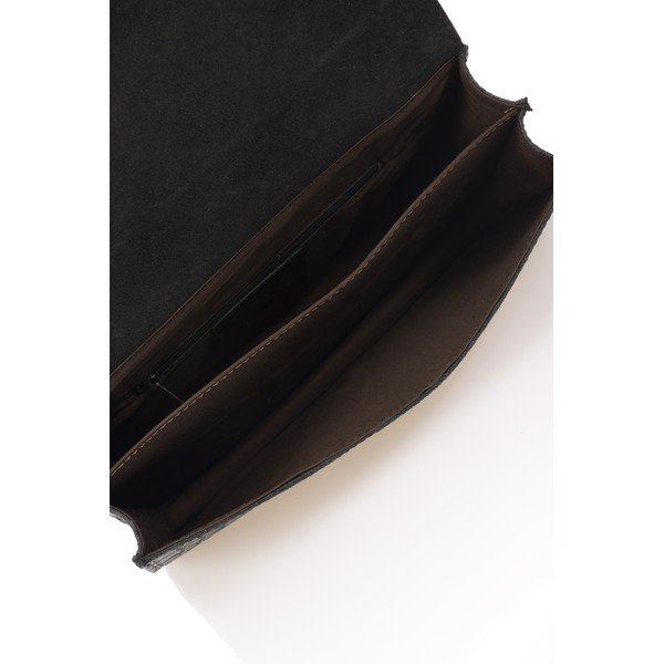 Črna usnjena torbica Lisa Minardi Cosma-image-3