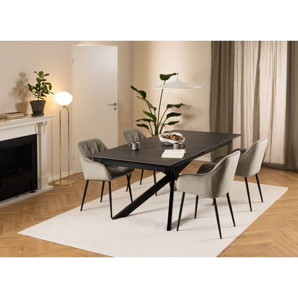 Keramična raztegljiva jedilna miza 100x240 cm Irwine – Actona-image-1