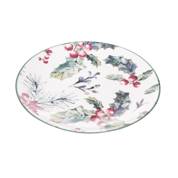 Bel desertni porcelanast krožnik ø 19 cm – Dakls
