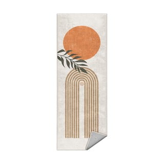 Kremno bel pralen tekač 80x200 cm Dot Arch – Mila Home