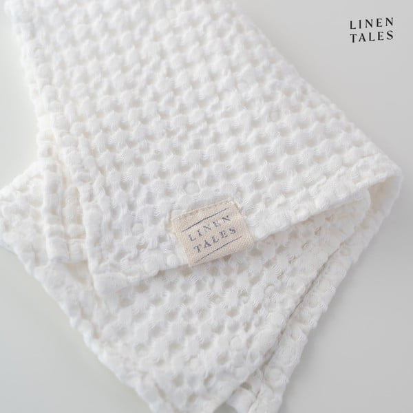 Bela brisača 50x70 cm Honeycomb – Linen Tales