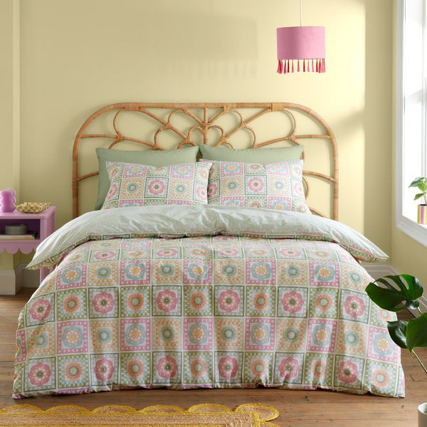 Enojna posteljnina 135x200 cm Crochet Print – Catherine Lansfield