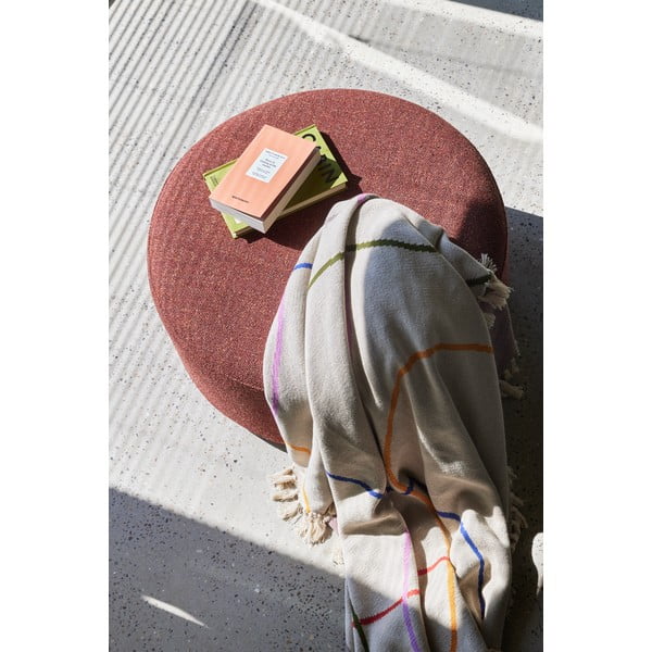 Rdeč tabure Marshmellow – Hübsch-image-2