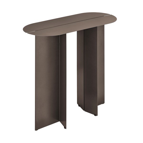 Rjava jeklena stranska mizica 35x80 cm Oru – Blomus-image-3