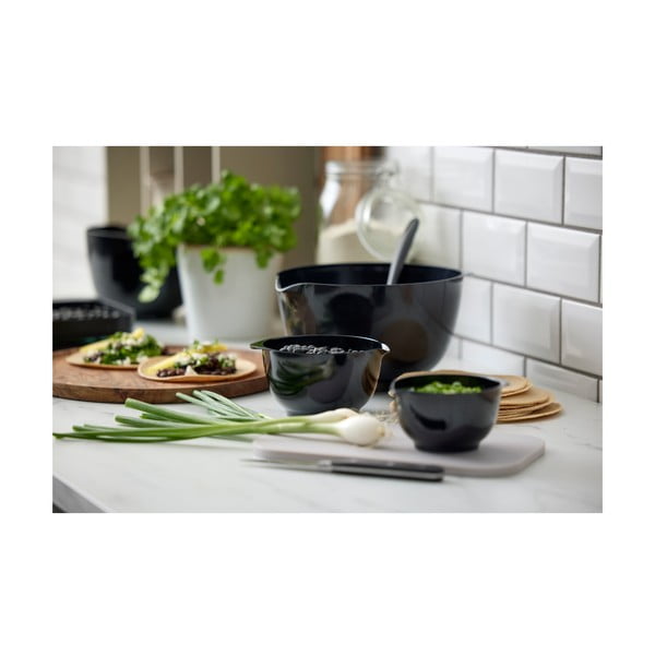 Črne sklede v kompletu 4 ks ø 23 cm Margrethe – Rosti-image-1