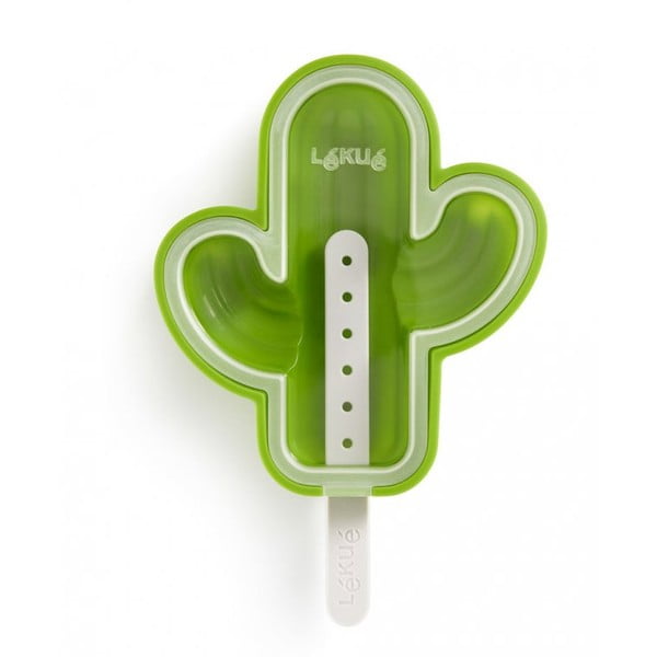 Zelen silikonski model za sladoled v obliki kaktusaLékué