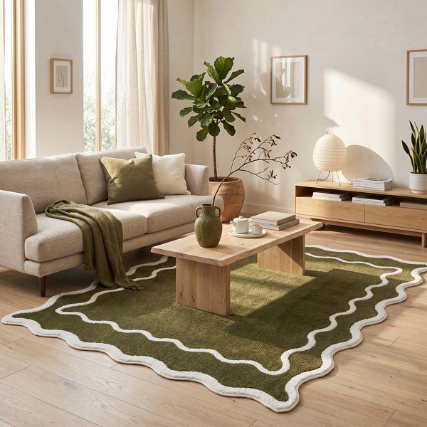 Temno zelena preproga 120x170 cm Dolce – ESTE-image-1