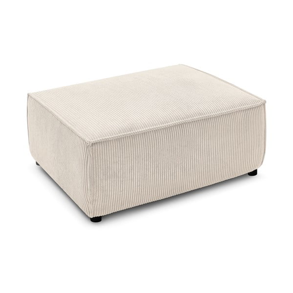 Bež tabure iz rebrastega žameta Nihad – Bobochic Paris-image-4