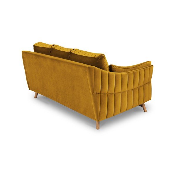 Rumena žametna zofa Interieurs 86 Elysée, 232 cm-image-3
