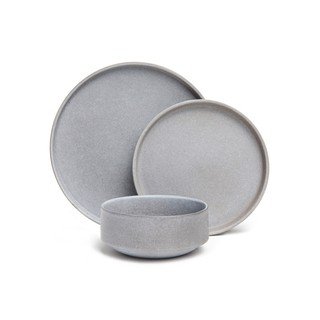 18-delni set sive lončene posode Bonami Selection Malia