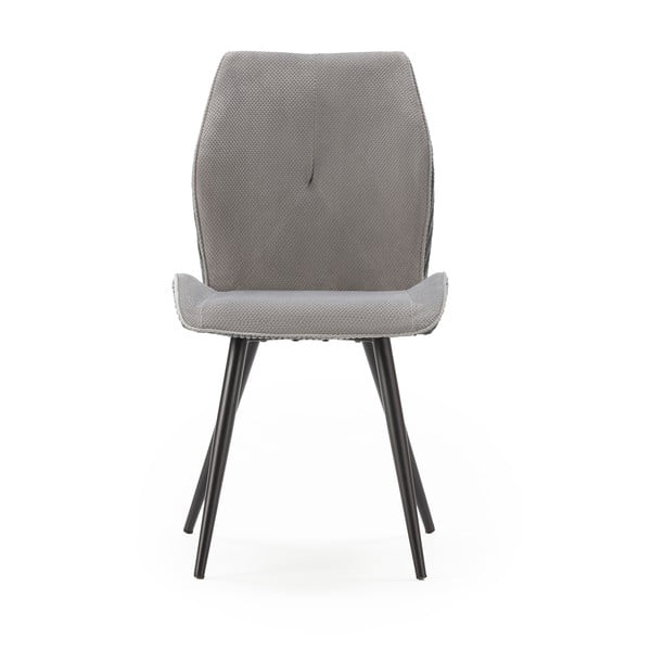 Svetlo sivi jedilni stoli iz rebrastega žameta v kompletu 2 ks Adaya – Marckeric-image-2