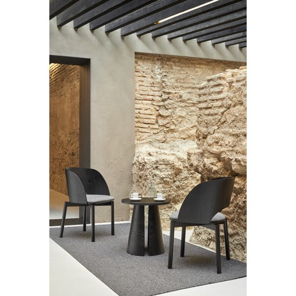 Črna stranska mizica Teulat Cep, ø 50 cm-image-3