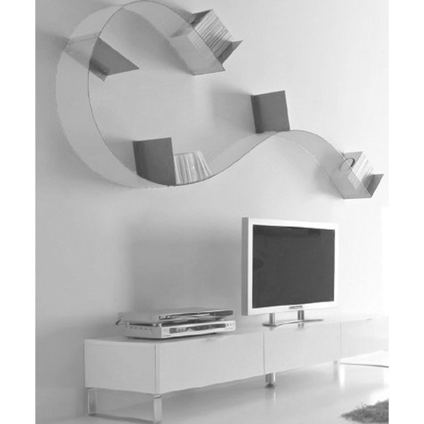 Stenska polica Tomasucci Flex Transparent-image-1