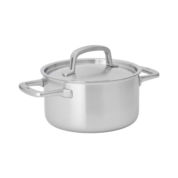 Lonec iz nerjavečega jekla s pokrovko za indukcijsko ploščo 3 l Lucca 3.0 – FABINI