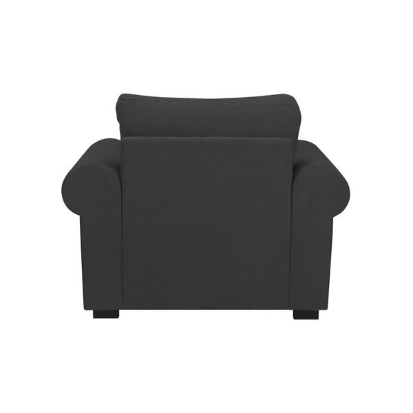 Temno siva Windsor & Co Sofas Fotelj Hermes-image-1
