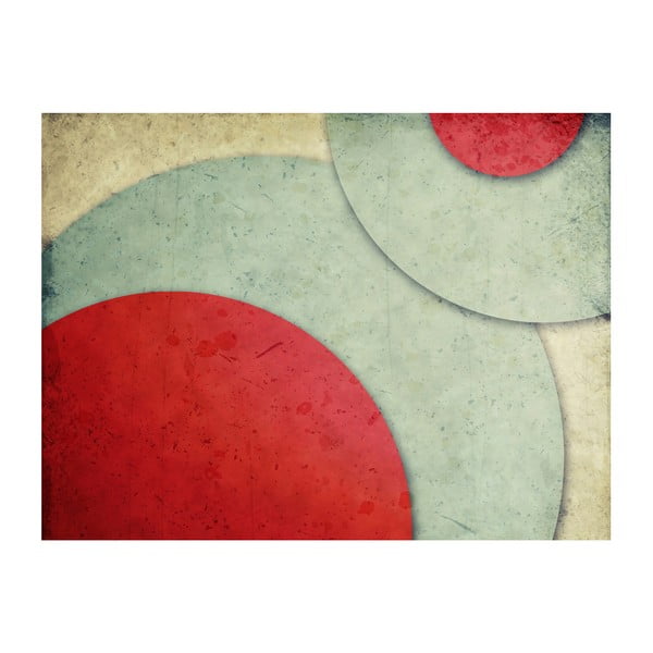Tapeta velikega formata Artgeist Retro Circles, 200 x 154 cm