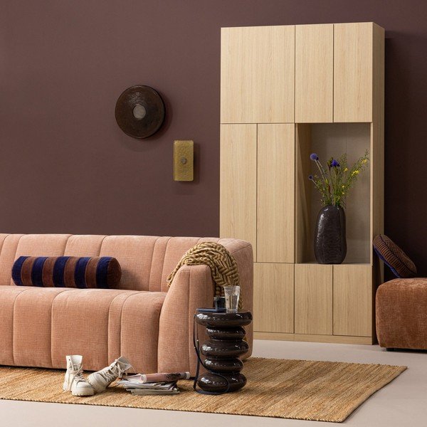 Modularna omara v naravni barvi 54x215 cm Build – WOOOD-image-1