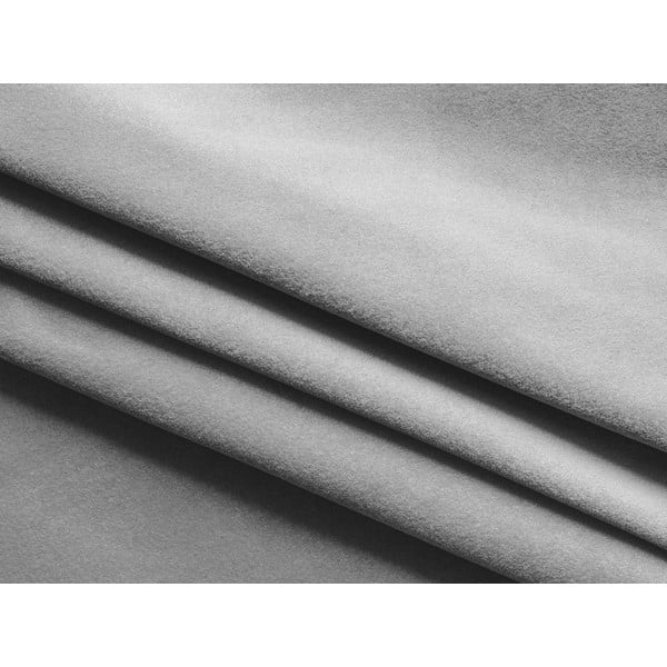 Svetlo siv žameten tabure Kapua – Makamii-image-3