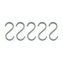 Svetlo zeleni kovinski viseči obešalniki v kompletu 5 ks Hang-it – Mette Ditmer Denmark