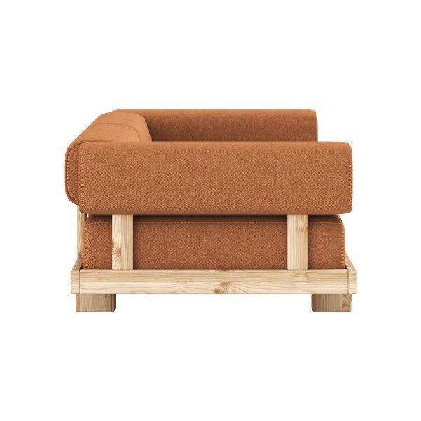 Oranžna sedežna garnitura 214 cm Stay – Karup-image-4