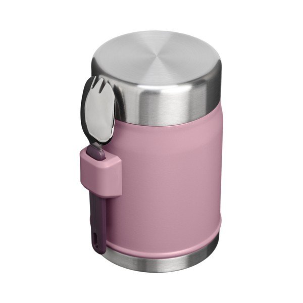 Vijolična termovka za hrano iz nerjavečega jekla 400 ml Legendary Food Jar + Spork Purple Smoke – Stanley-image-3