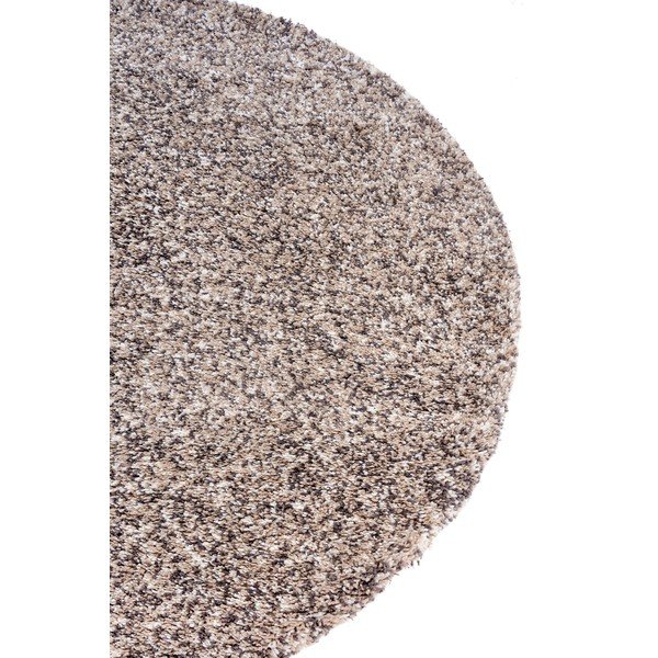 Bež okrogla preproga ø 120 cm Shag – Hanse Home-image-4