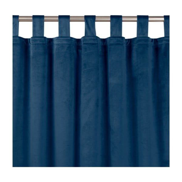 Temno modra zavesa 135x270 cm Vila - Homede