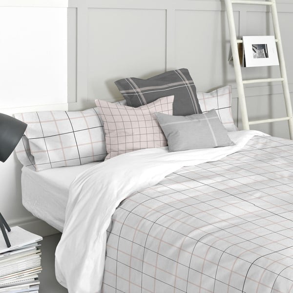 Bombažna prevleka za odejo Blanc Tartan, 200 x 200 cm-image-3