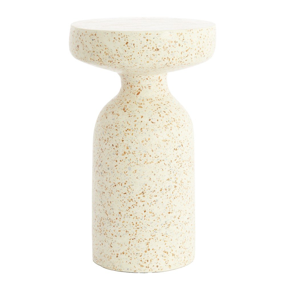Terazzo okrogla stranska mizica ø 32 cm Moravit