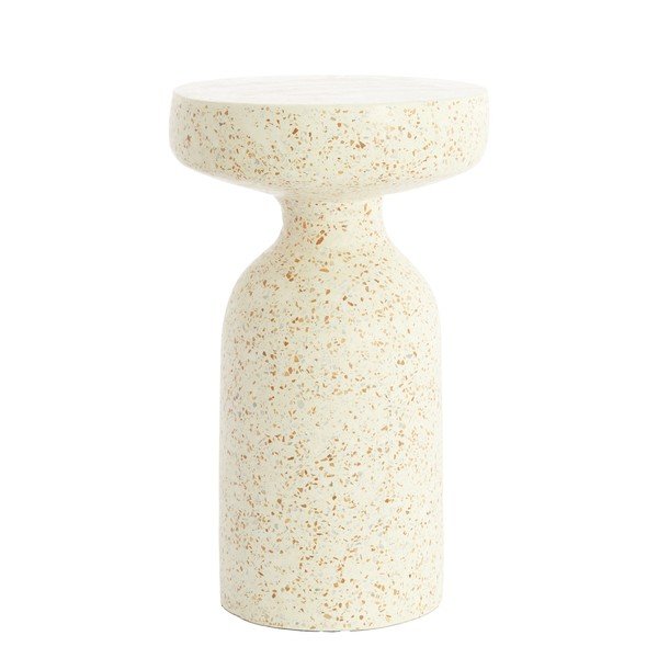 Terazzo okrogla stranska mizica ø 32 cm Moravit – Light & Living