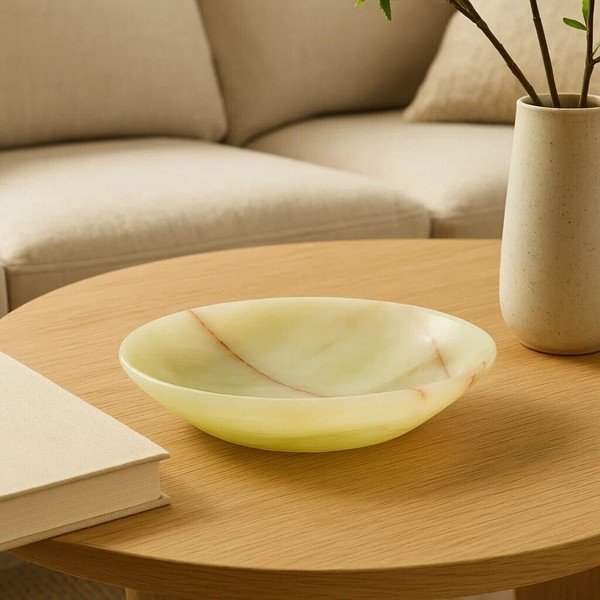 Kamnit dekorativni pladenj 12,5x20 cm Oleena – Premier Housewares-image-2