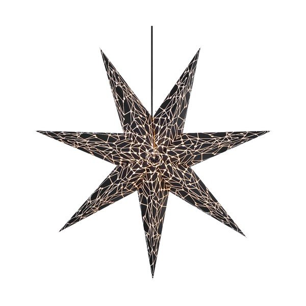 Črna božična svetlobna dekoracija Karla – Markslöjd