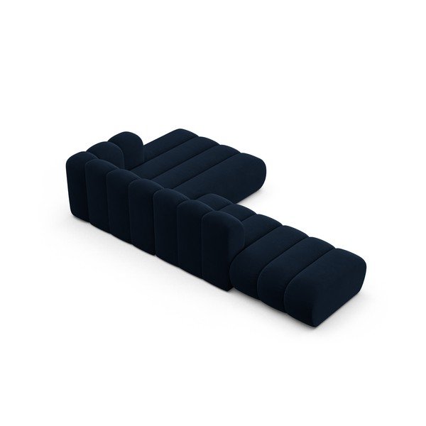 Temno modra kotna sedežna garnitura (desni kot) Lupine – Micadoni Home-image-3