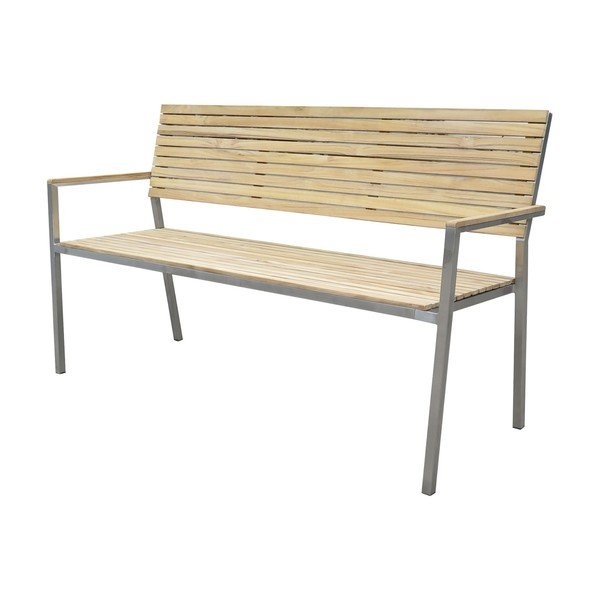 Vrtna klop za 3 sedeže z jekleno konstrukcijo Garden Pleasure Denver-image-1