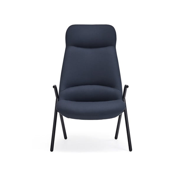 Temno moder fotelj Teulat Dins, višina 114 cm-image-2