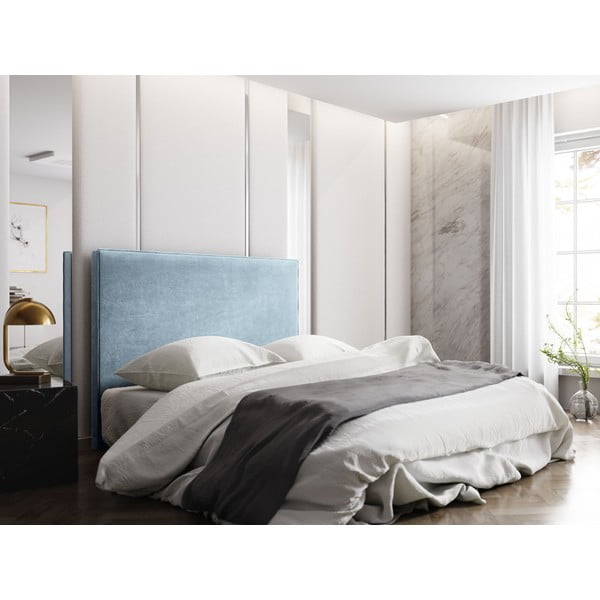Svetlo modro vzglavje 160x120 cm Natalia – Milo Casa-image-3