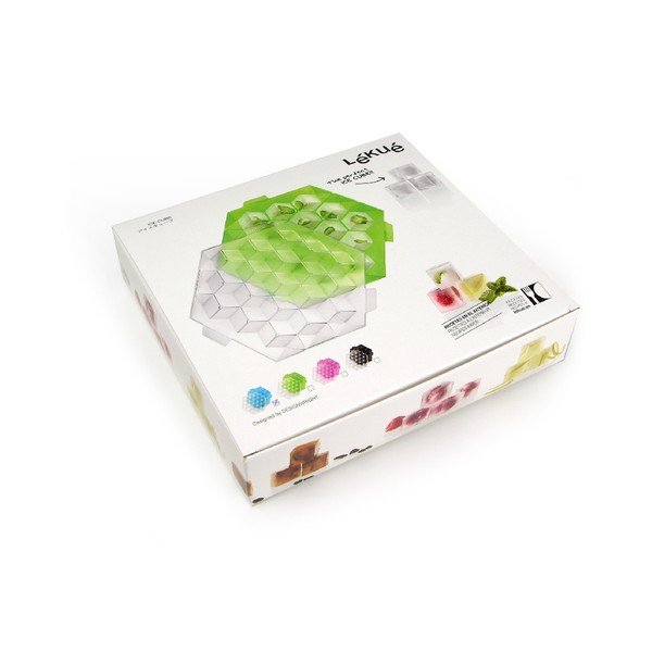 Zelena silikonska oblika za led Lékué Ice Cube-image-4