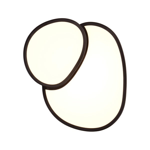 Črna LED stropna svetilka 36x43.5 cm Rise – Trio-image-1