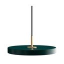 Temno zelena LED viseča svetilka s kovinskim senčnikom ø 31 cm Asteria Mini – UMAGE